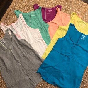 7 Old Navy Cotton work out tanks